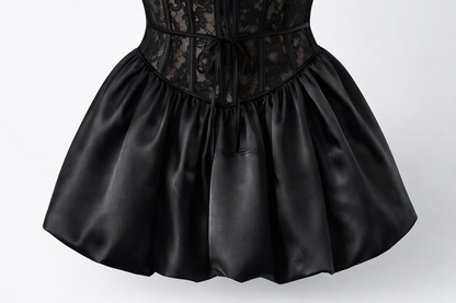 Lace Suspender Skirt Lace Strap Lace Cardigan Three-piece Set