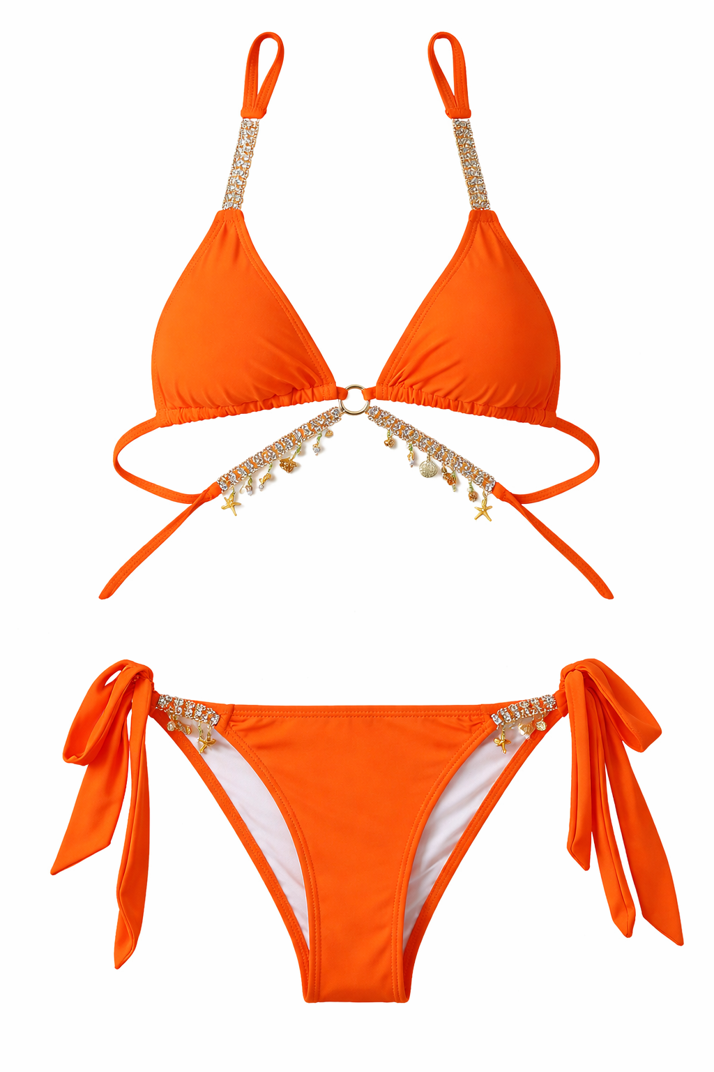 Bikini bandage split swimsuit