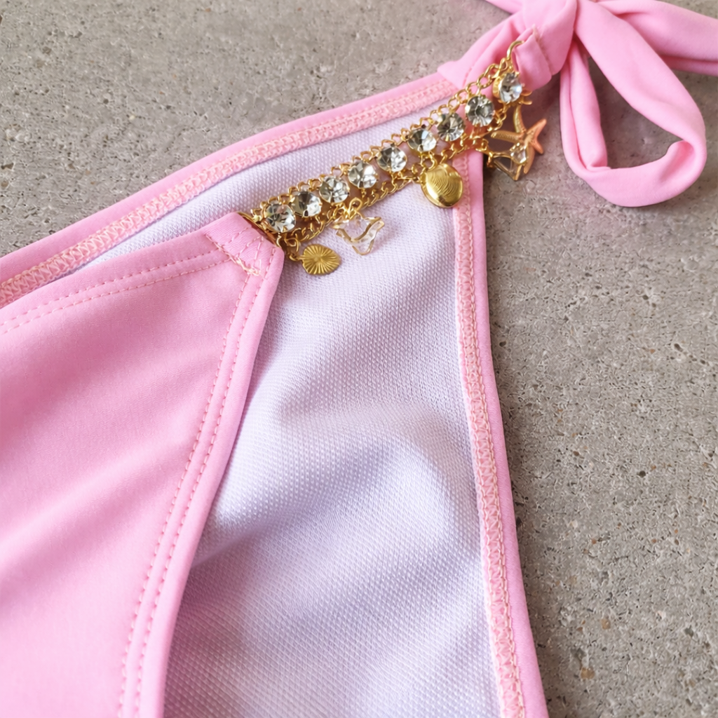 Bikini bandage split swimsuit