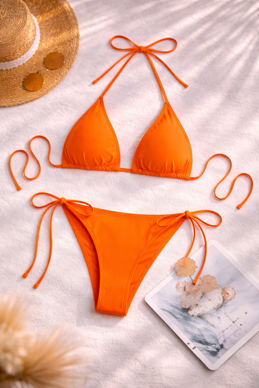 Women's Fashion Personality Halter Spaghetti Straps Bikini