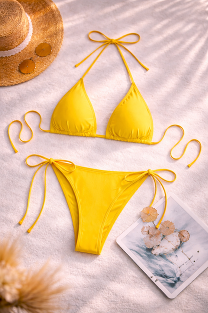 Women's Fashion Personality Halter Spaghetti Straps Bikini