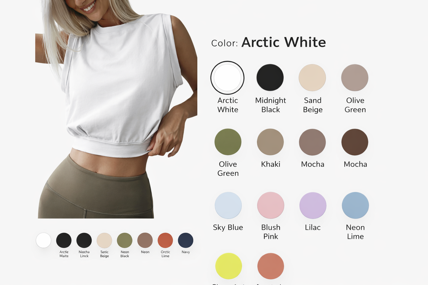 Sexy Navel-Exposed Sweatshirt Summer Loose Sleeveless T-Shirt Running Fitness Yoga Crop Tops Womens Clothing
