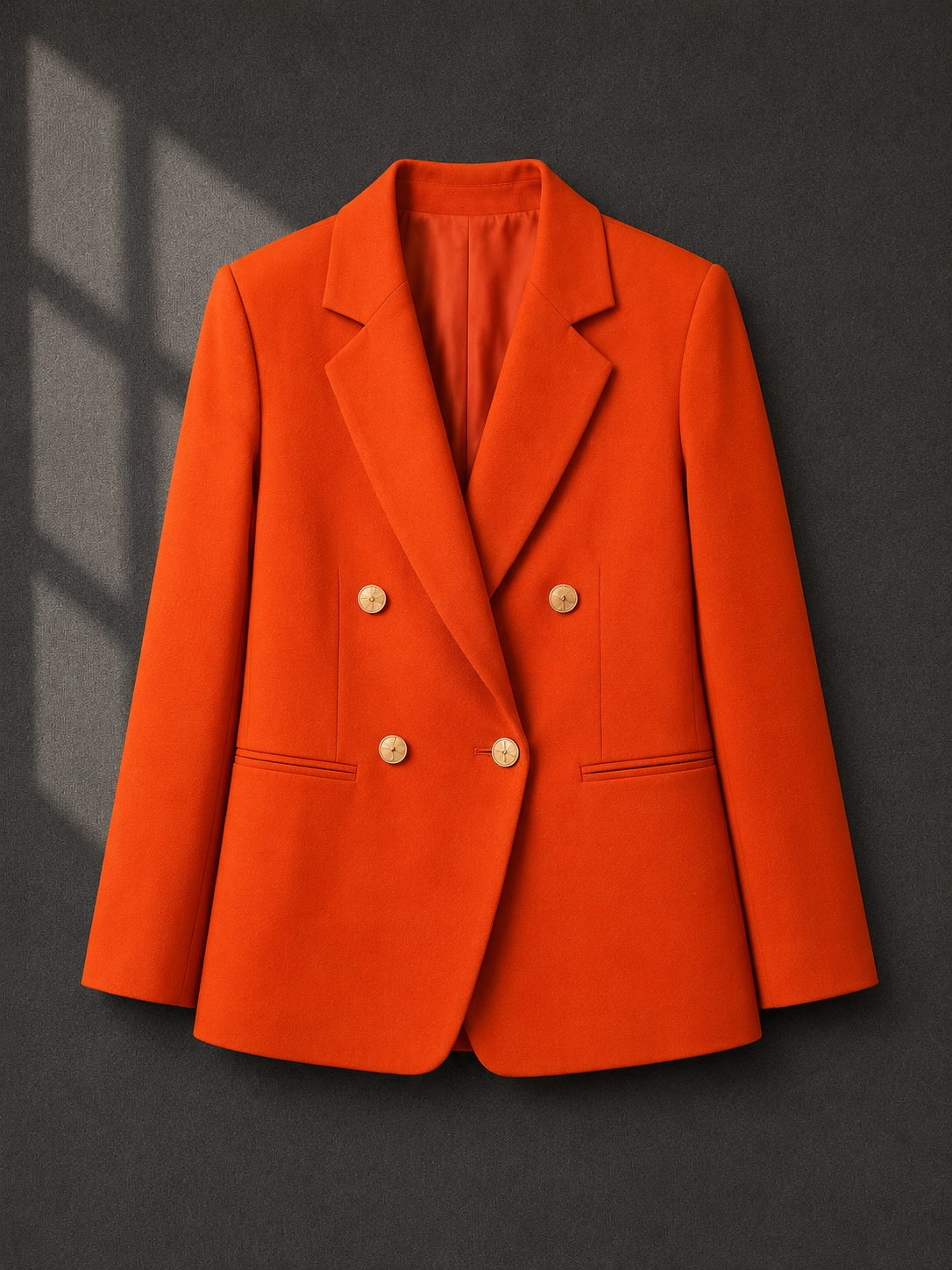 Socialite Chic Button-Detail Jacket