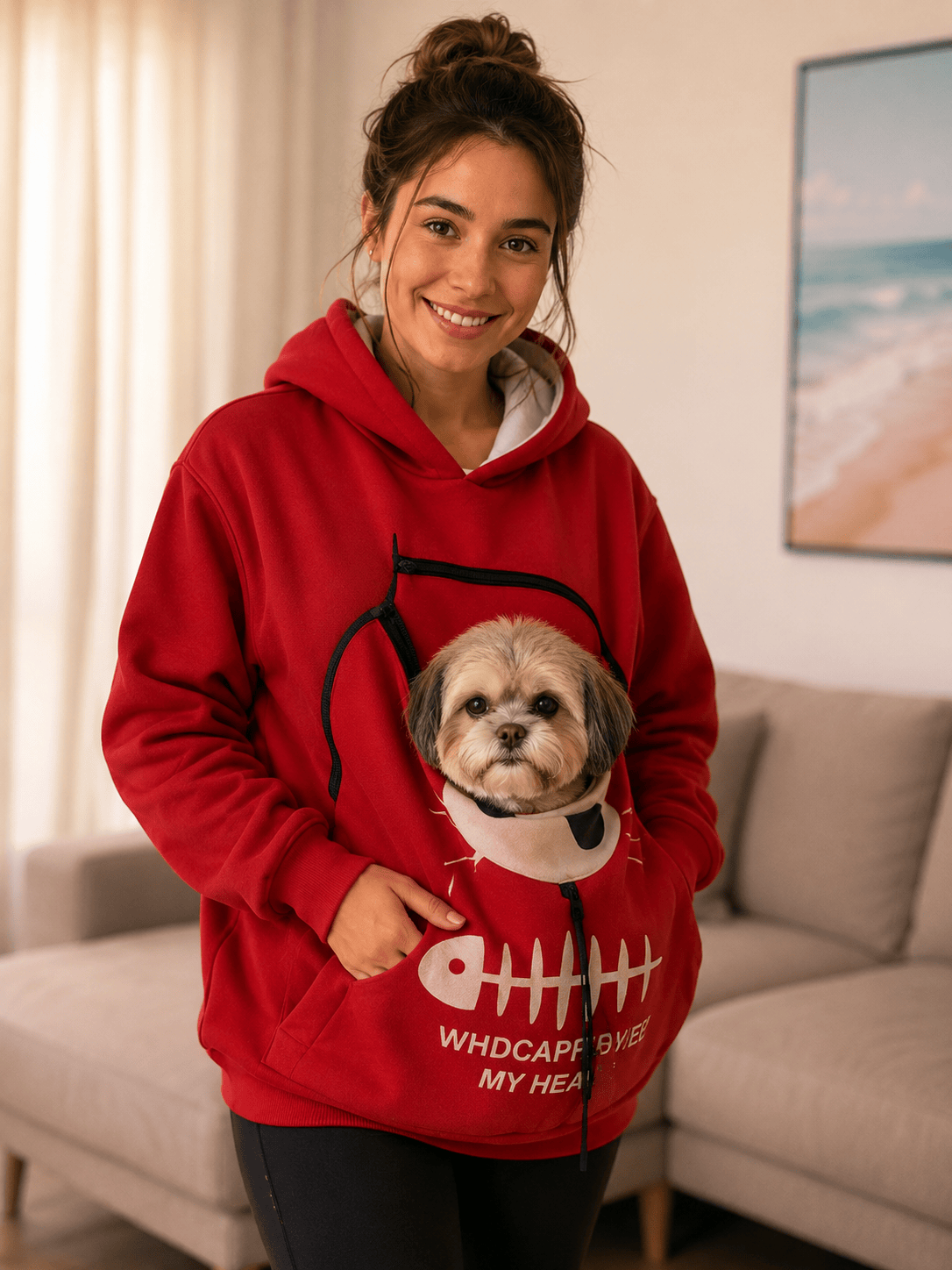 Cat Carrier Hoodie – Cozy Kangaroo Pouch for Your Furry Best Friend 🐱❤️