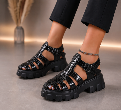 Urban Luxe Chunky Platform Sandals – Premium Summer Statement Shoes