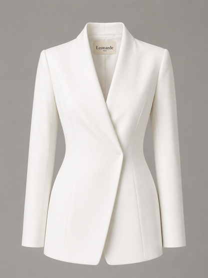 White Lapel Blazers