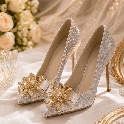 Crystal Bridesmaid High Heels