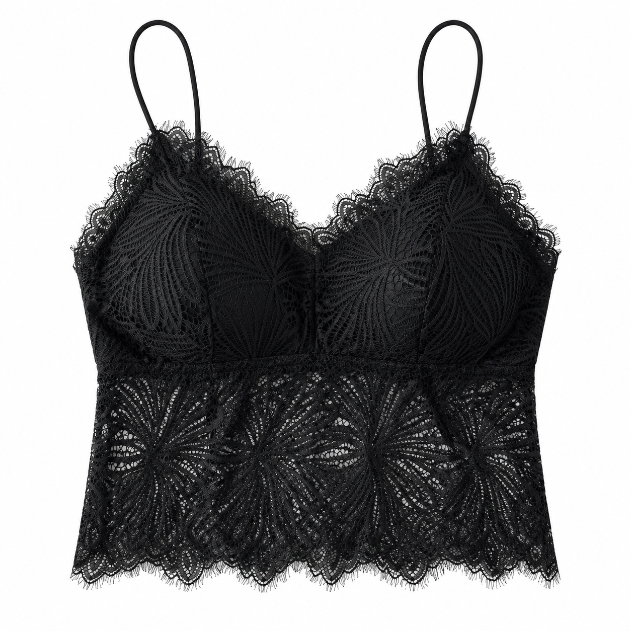 Lace Anti-Glare Underwear Women'S No Steel Ring Vest Beauty Back Base Suspender Bra