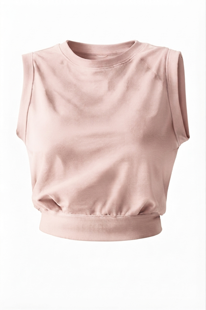 Effortless Drawstring Sleeveless Top