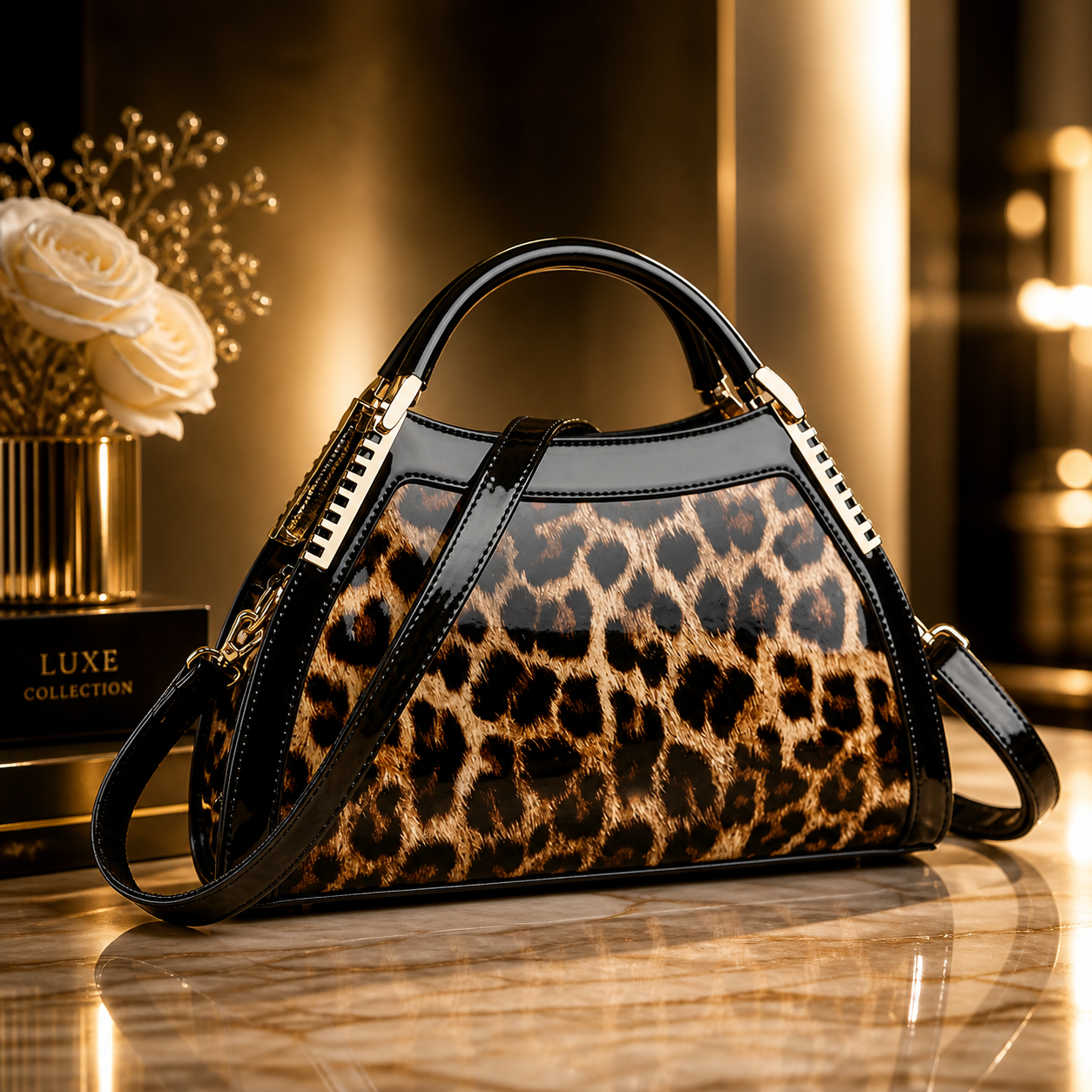 Fashion New Women's Large-capacity Retro Handbag