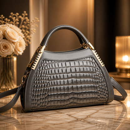 Fashion New Women's Large-capacity Retro Handbag
