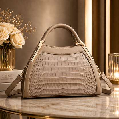 Fashion New Women's Large-capacity Retro Handbag