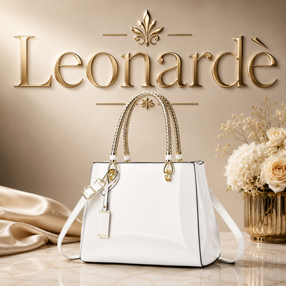 Fashionable Patent Leather Glossy Handbag Large-Capacity Casual Shoulder Crossbody Bag