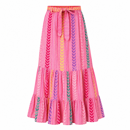 Women's Fashion Elastic Waistband Skirt