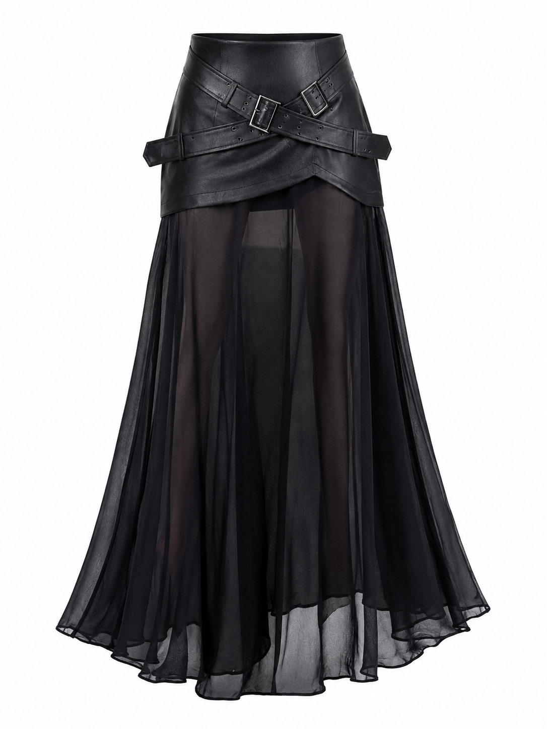 American Retro New Leather Skirt Slim Fit Slimming Sense Of Design