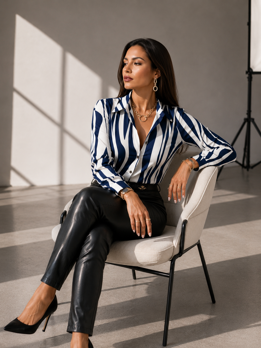 Luxury Printed Patchwork Blouse – Available in Multiple Colors & Stylish Designs