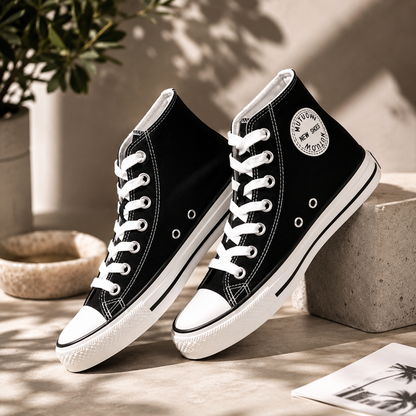 Women's Fashion High-top Canvas Shoes