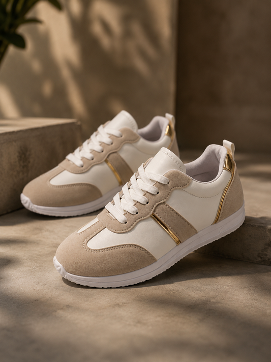 Casual Flat Sports Shoes Women's Low-top Large Size Cross-border Running Shoes