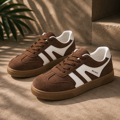 Women's Retro Casual Round-Toe Sports Fashion Flat-Soled Sneakers
