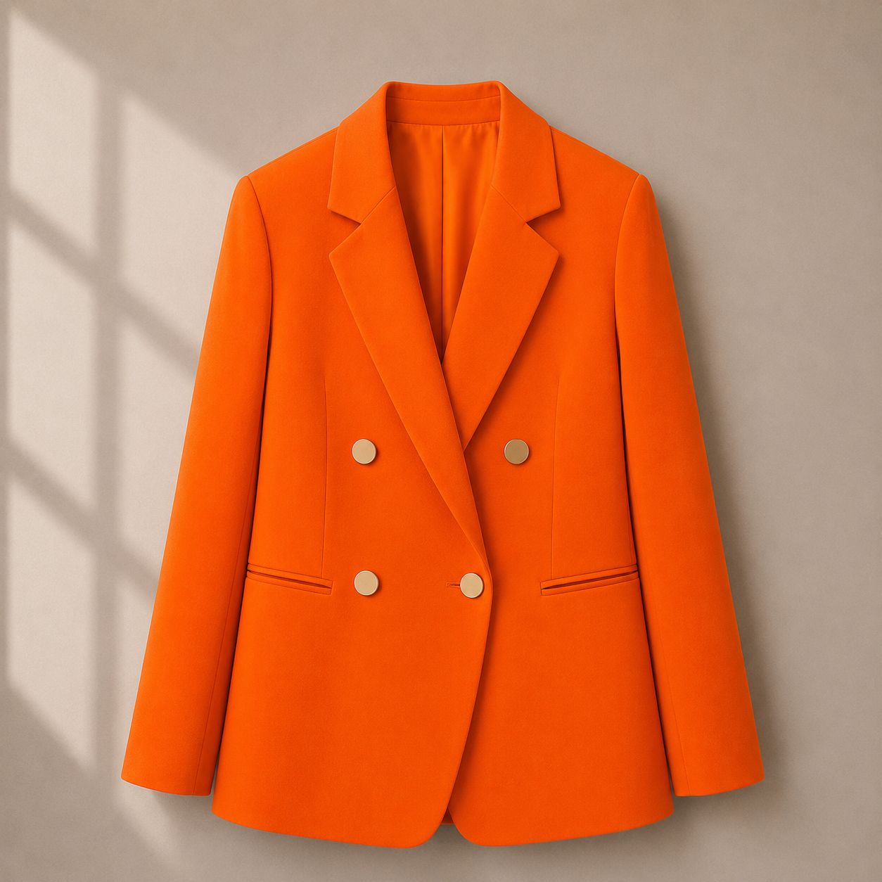 Women's Metal Buckle Suit Jacket