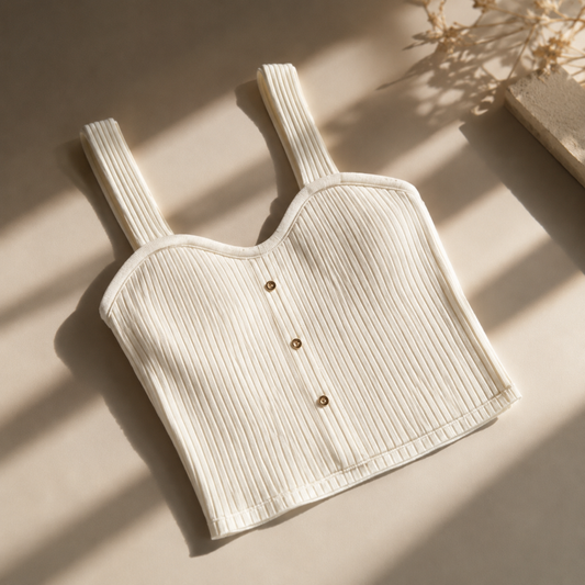 Women's Bottoming Top With Chest Pad