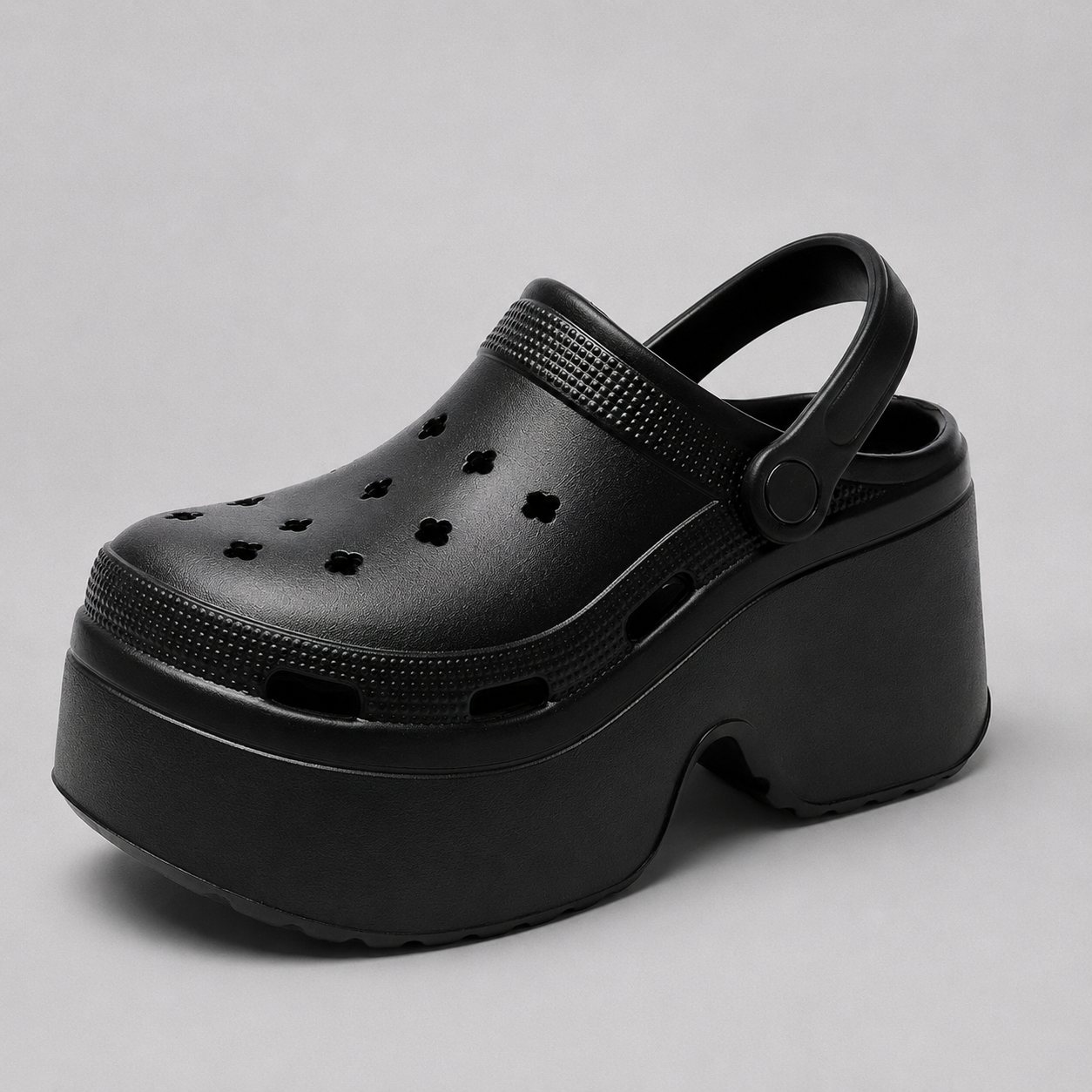 Trends High Heel Beach Outdoor Slippers For Women Platform Coros Shoes