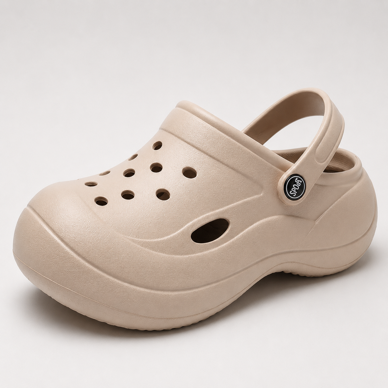 Trends High Heel Beach Outdoor Slippers For Women Platform Coros Shoes