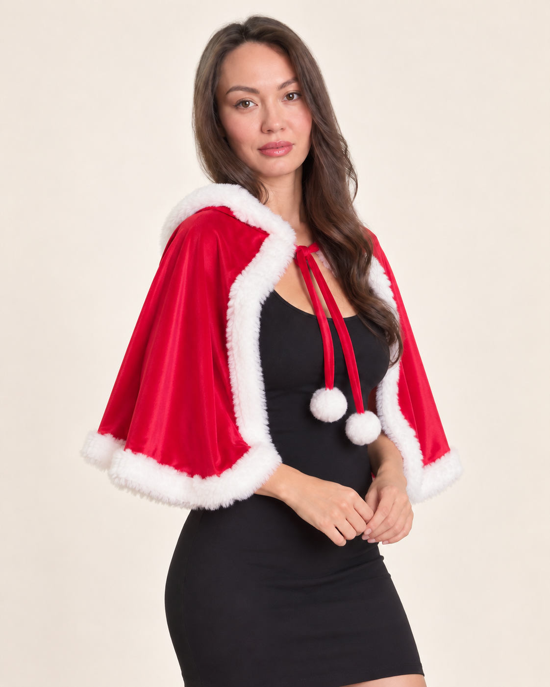 Christmas Velvet Cape – product view 2