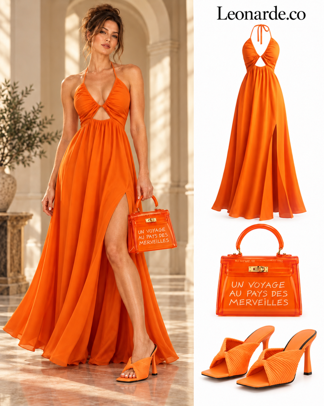 Orange Glow Complete Look Bundle by Leonardé