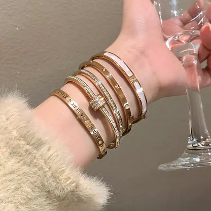 Affordable Luxury Versatile Titanium Steel Bracelet