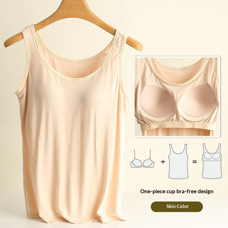 Womens Padded Camisole For Layering As A Base Or Undergarment