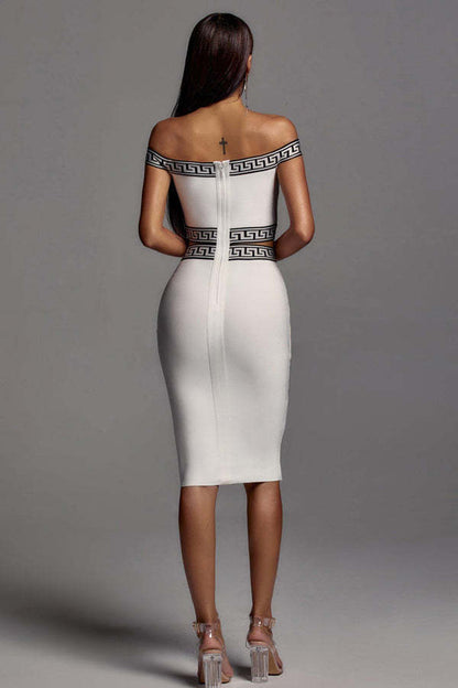 European And American Foreign Trade High-end Dress Package Hip Bandage Dress
