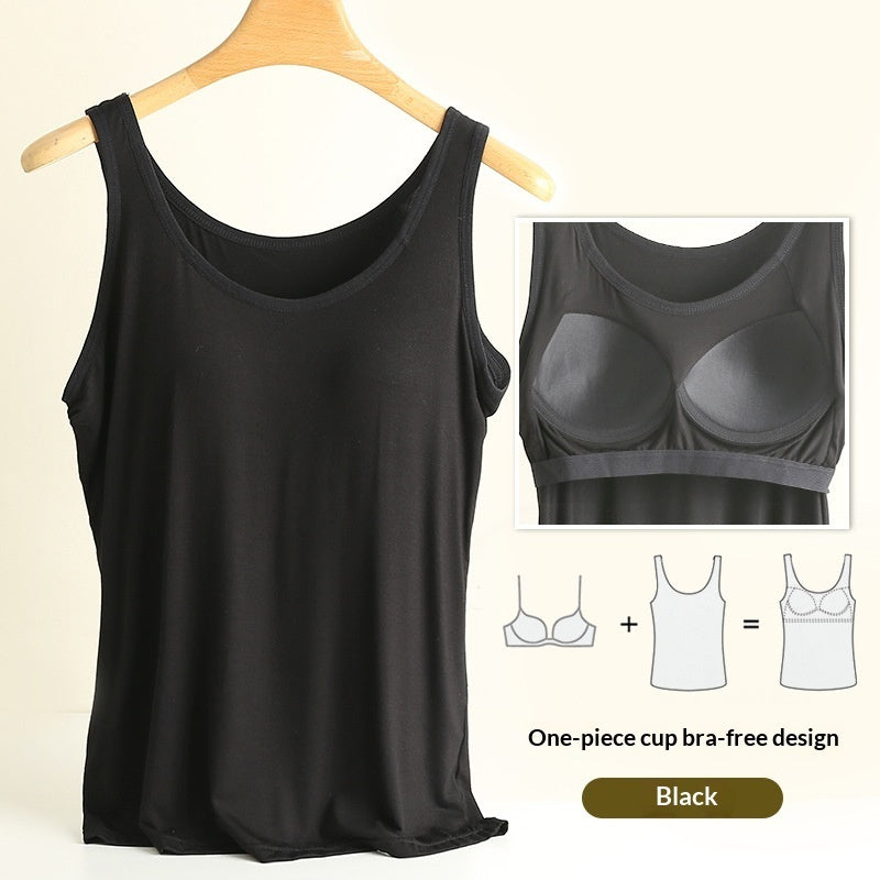 Womens Padded Camisole For Layering As A Base Or Undergarment