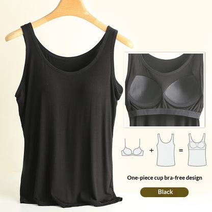 Womens Padded Camisole For Layering As A Base Or Undergarment
