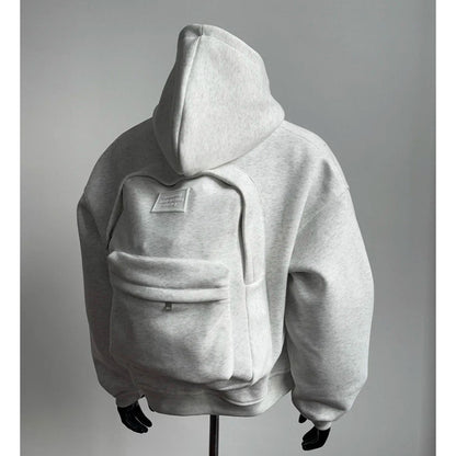 Practical & Anti-Theft Minimalist Grey Backpack – Smart & Stylish for Everyday Use