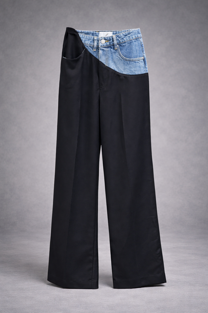 Women's Summer High Waist Drape Pudding Suit Pants