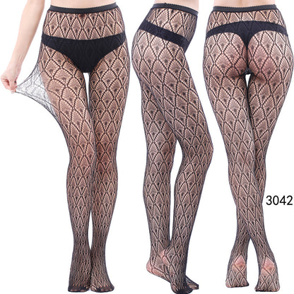 Women's Vintage Tattoo Lace Hollow Net Socks