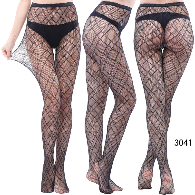 Women's Vintage Tattoo Lace Hollow Net Socks