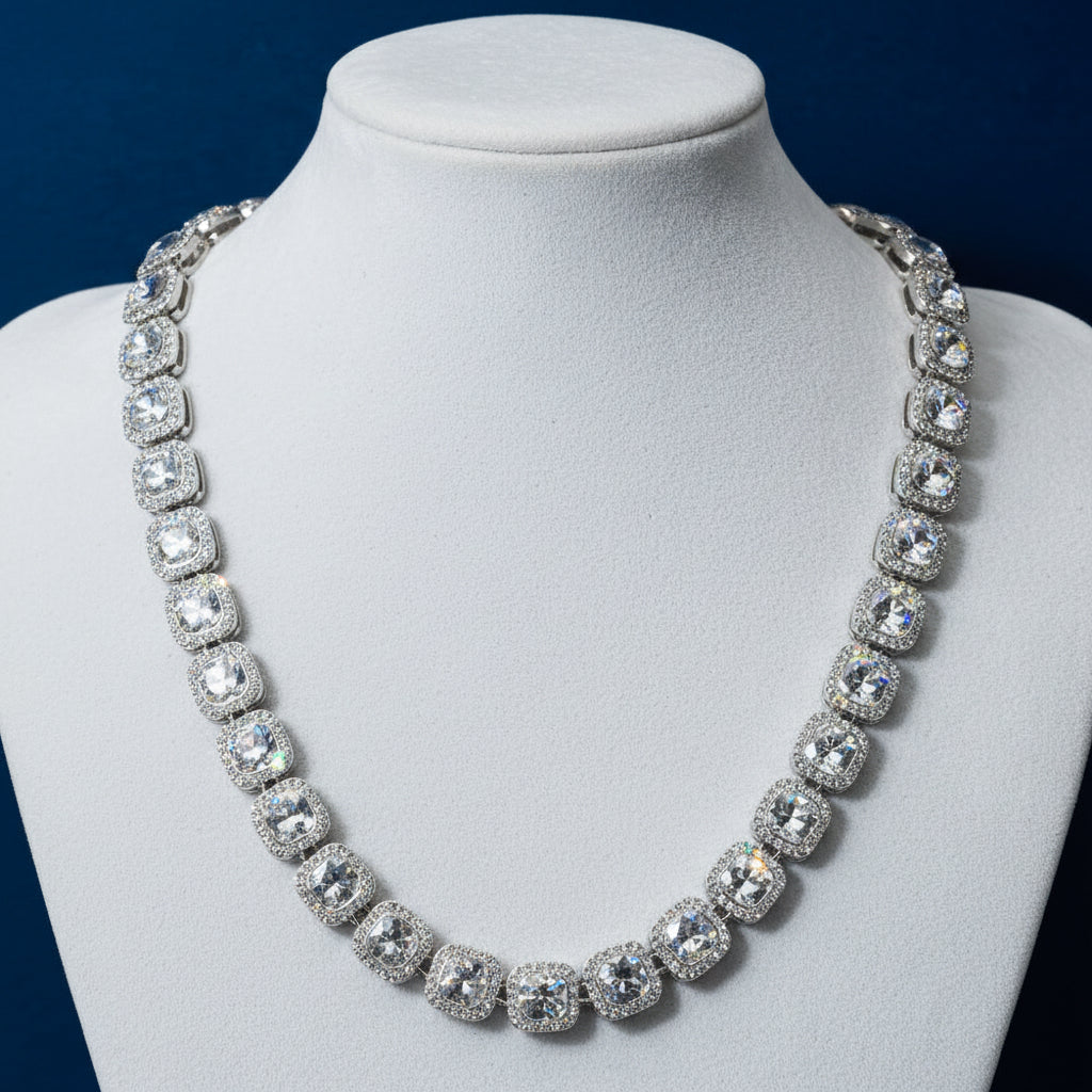 13mm Full-Diamond Iced-Out Hip-Hop Chain For Men In Europe And The US